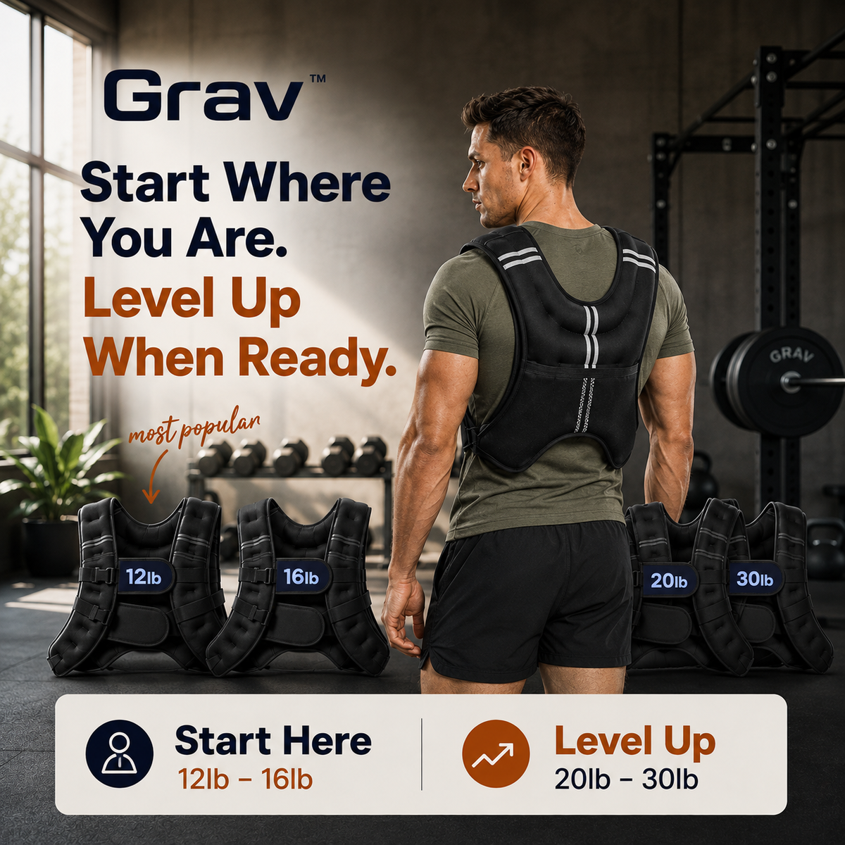 GRAV™ Weighted Vest